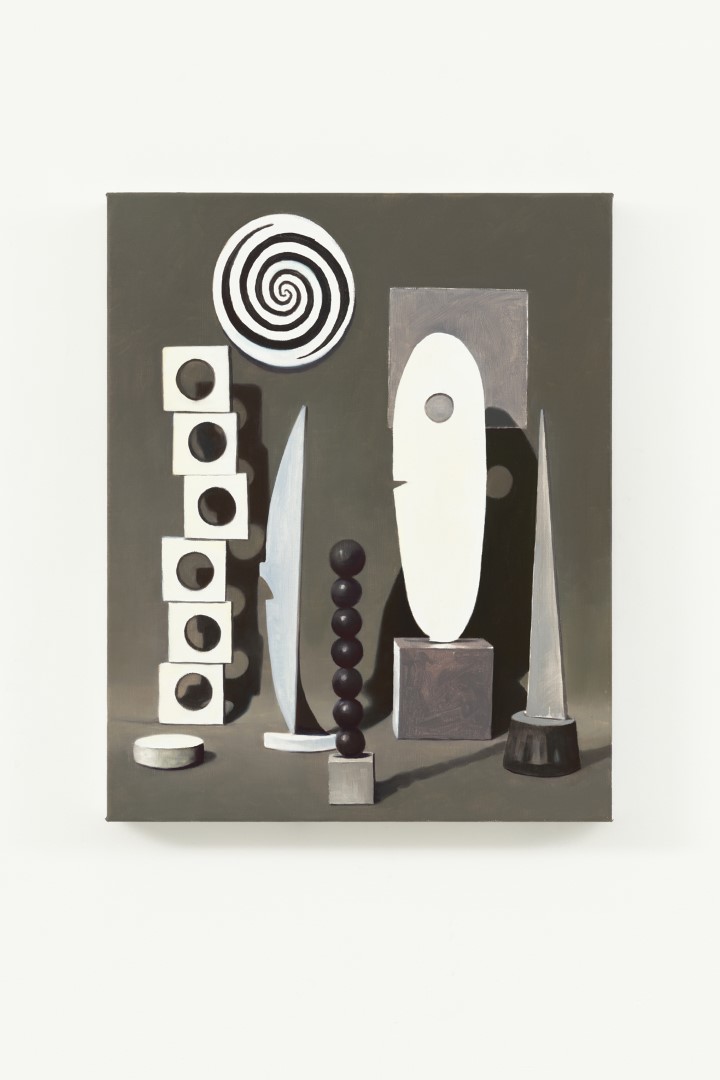 The Sculptor's Studio (2025), 50 x 40 cm, oil on linen